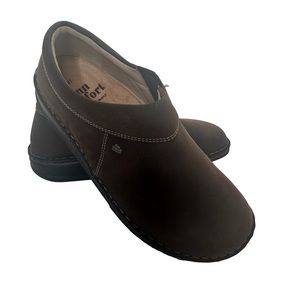 Finn Comfort Newport Brown Closed Back Comfort Slip On Shoes Size EU 41 US 10